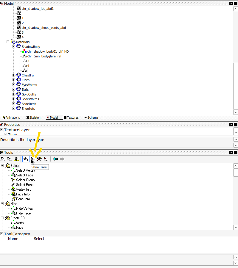 The tree view location.