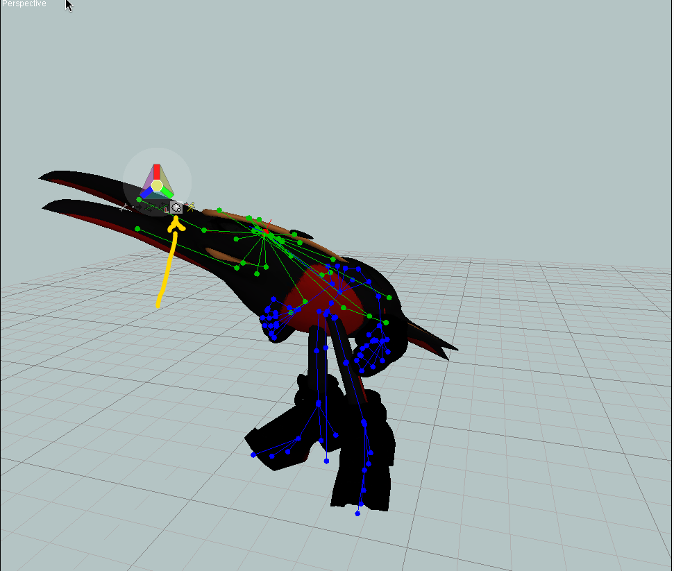 We now select the two circles one smaller, and one larger, this is the SCALE tool which let's you size things to be larger, or smaller.