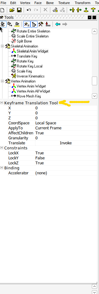 Below your tools menu, is another properies menu which will show you the TOOL properties described above. I move my tools to the left side of the screen so this can be more visible as they become very small when all stacked together with the other menus.
